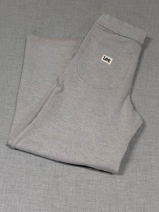 Lee Pants - Lee Women's Gray Wide Leg Knit Pants Size Medium